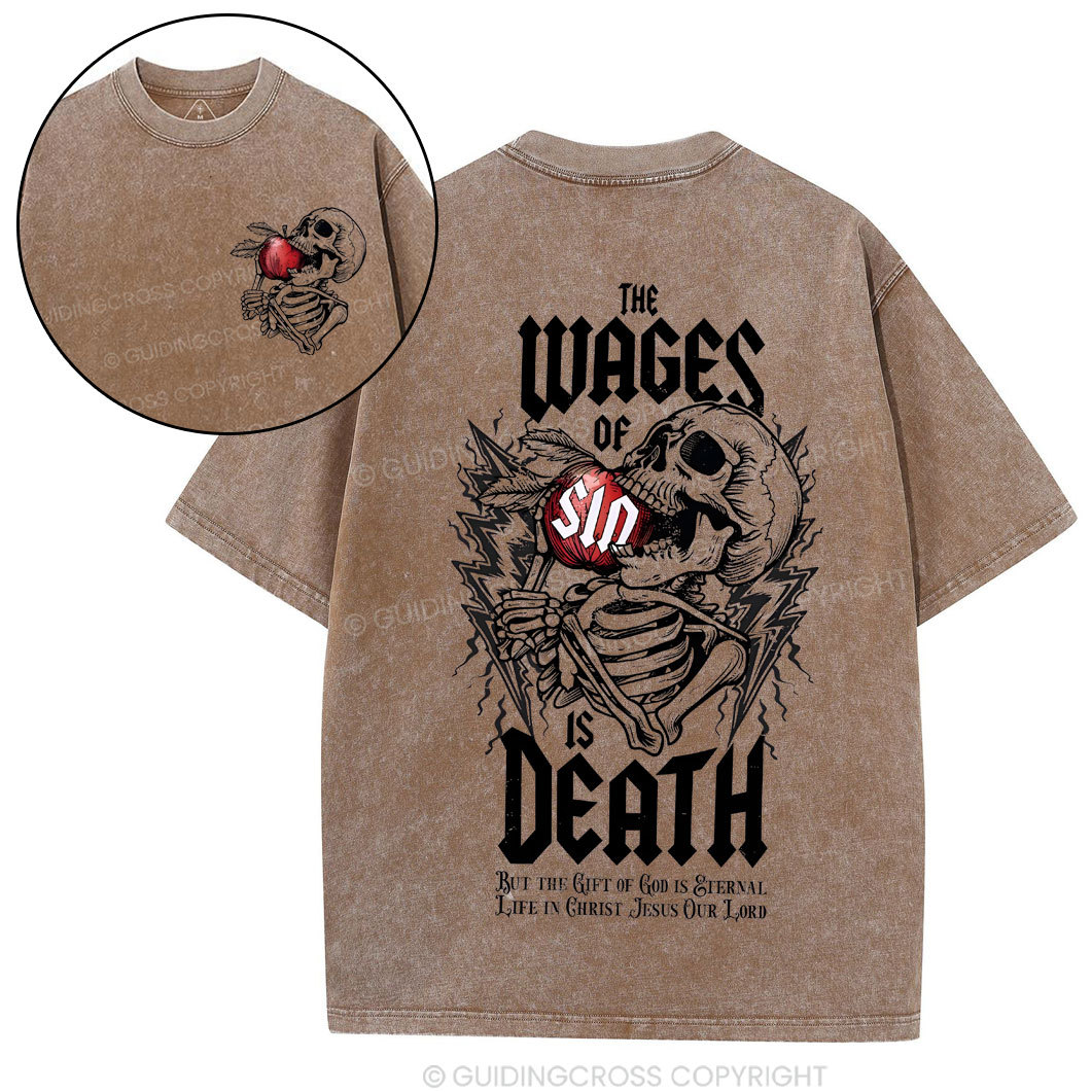 The Waves Of Sin Chirstian Washed T-Shirt