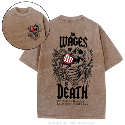 The Waves Of Sin Chirstian Washed T-Shirt