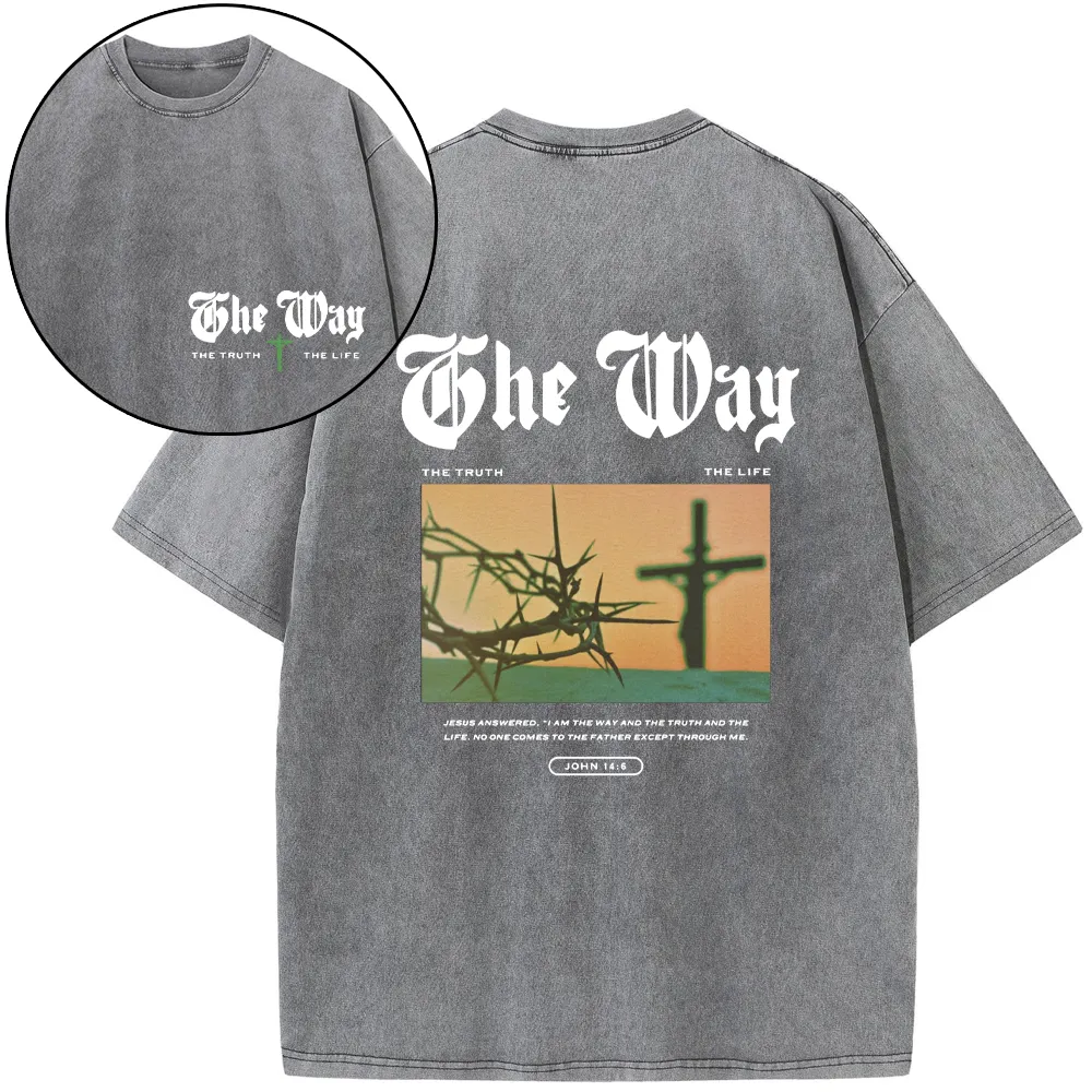 The Way Christian Washed T-Shirt Sale - GuidingCross