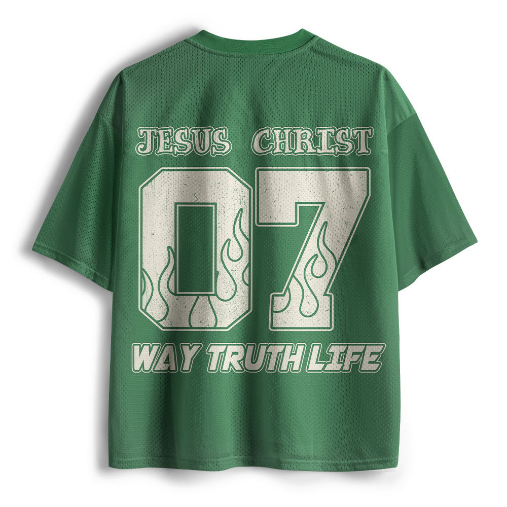 The Way THe Truth And The Life Christian Mesh Jersey