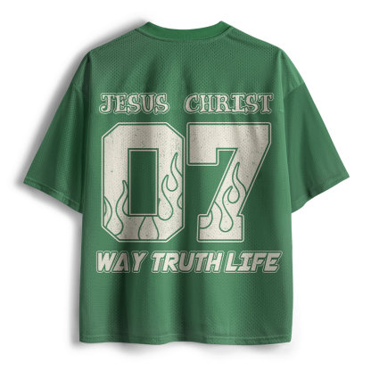 The Way THe Truth And The Life Christian Mesh Jersey
