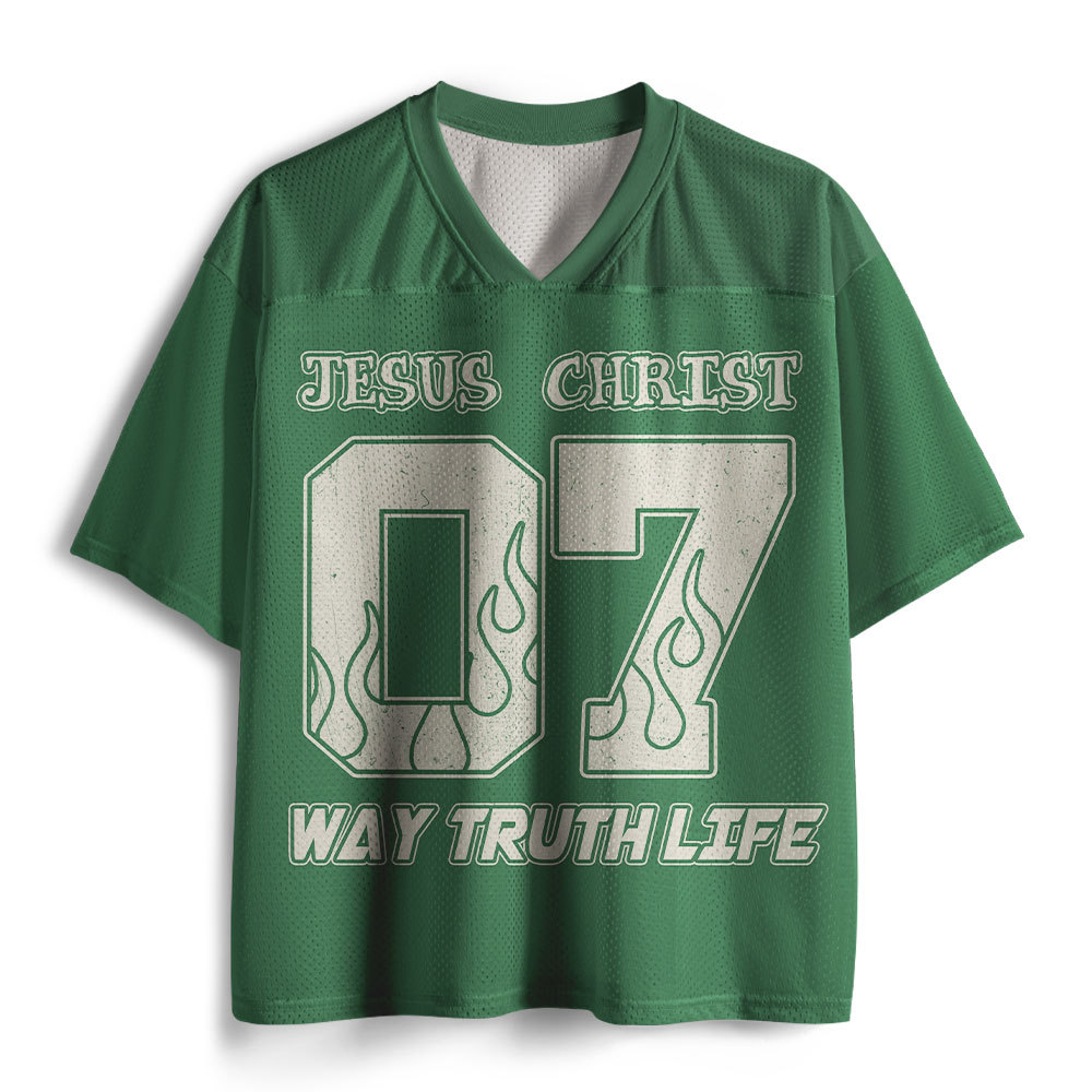The Way THe Truth And The Life Christian Mesh Jersey