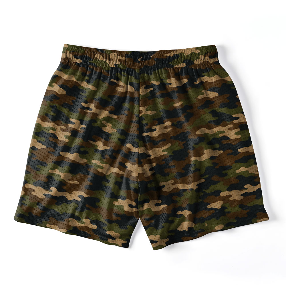 The Way The Life And The Truth Camo Christian Mesh Shorts
