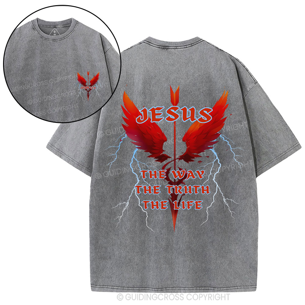 The Way The Trust The Life Christian Washed T-Shirt
