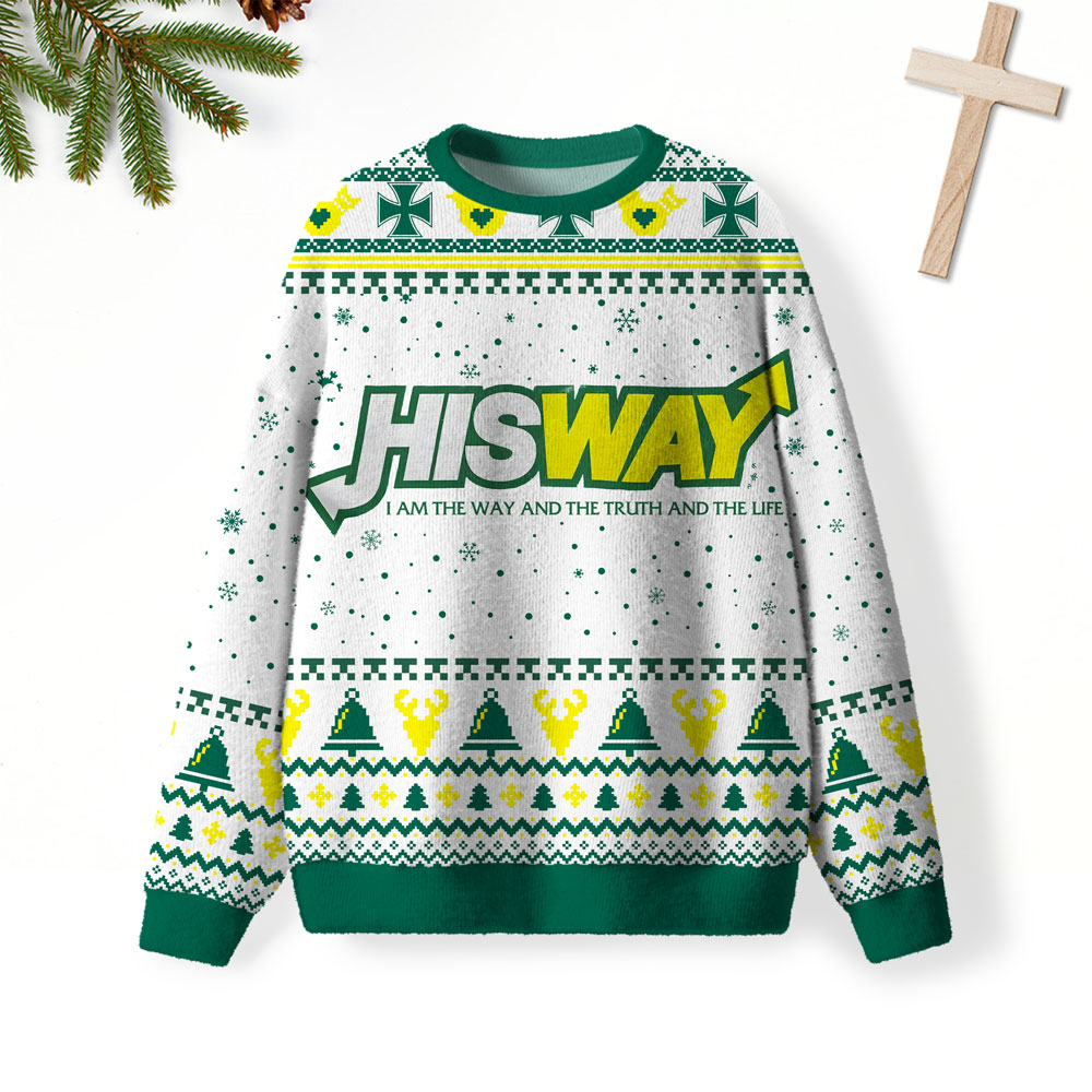 The Way The Truth And The Life Christian Lightweight Sweater
