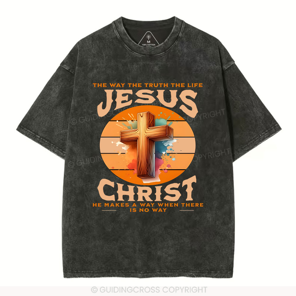 sample washed T-Shirt Sale - GuidingCross