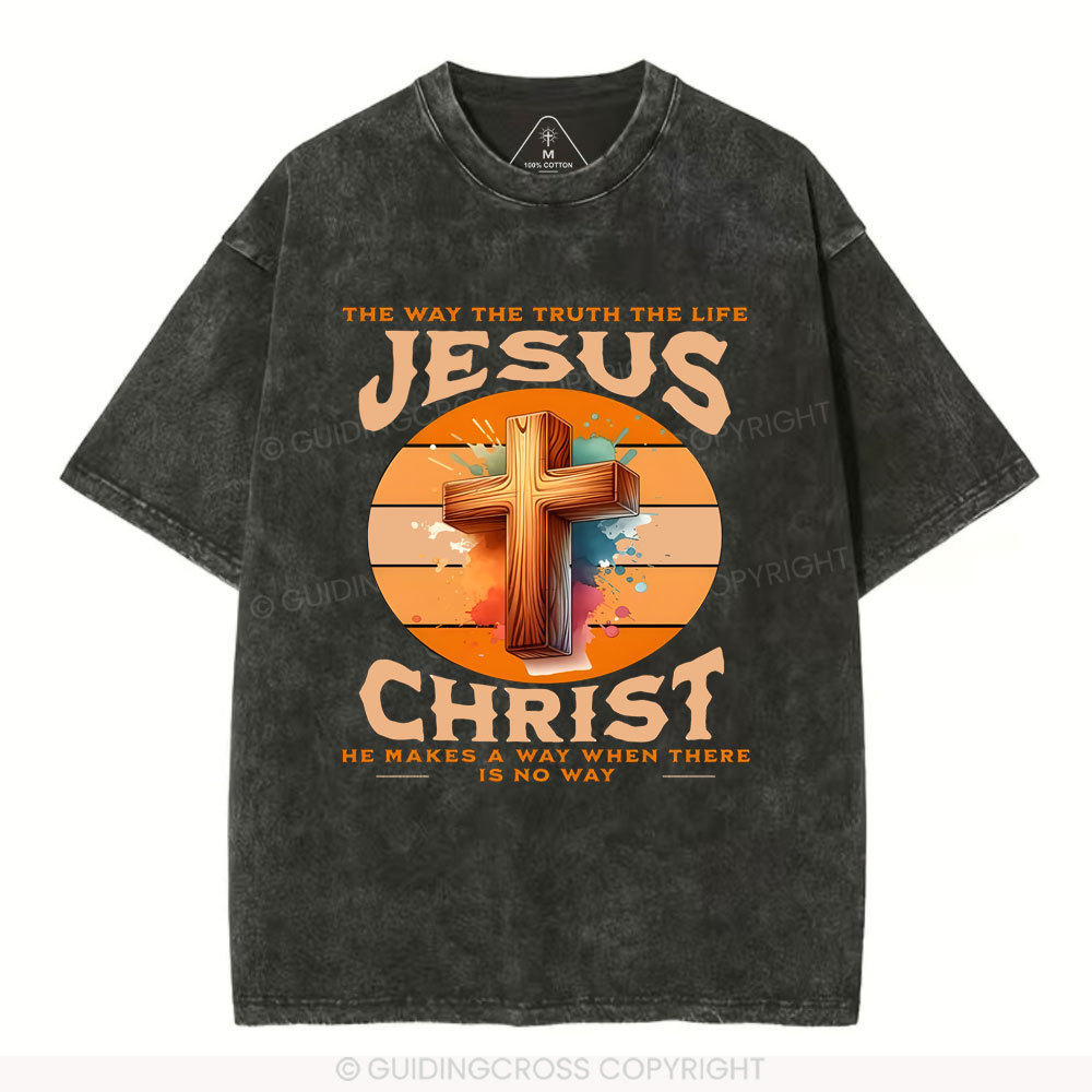 sample washed T-Shirt Sale - GuidingCross