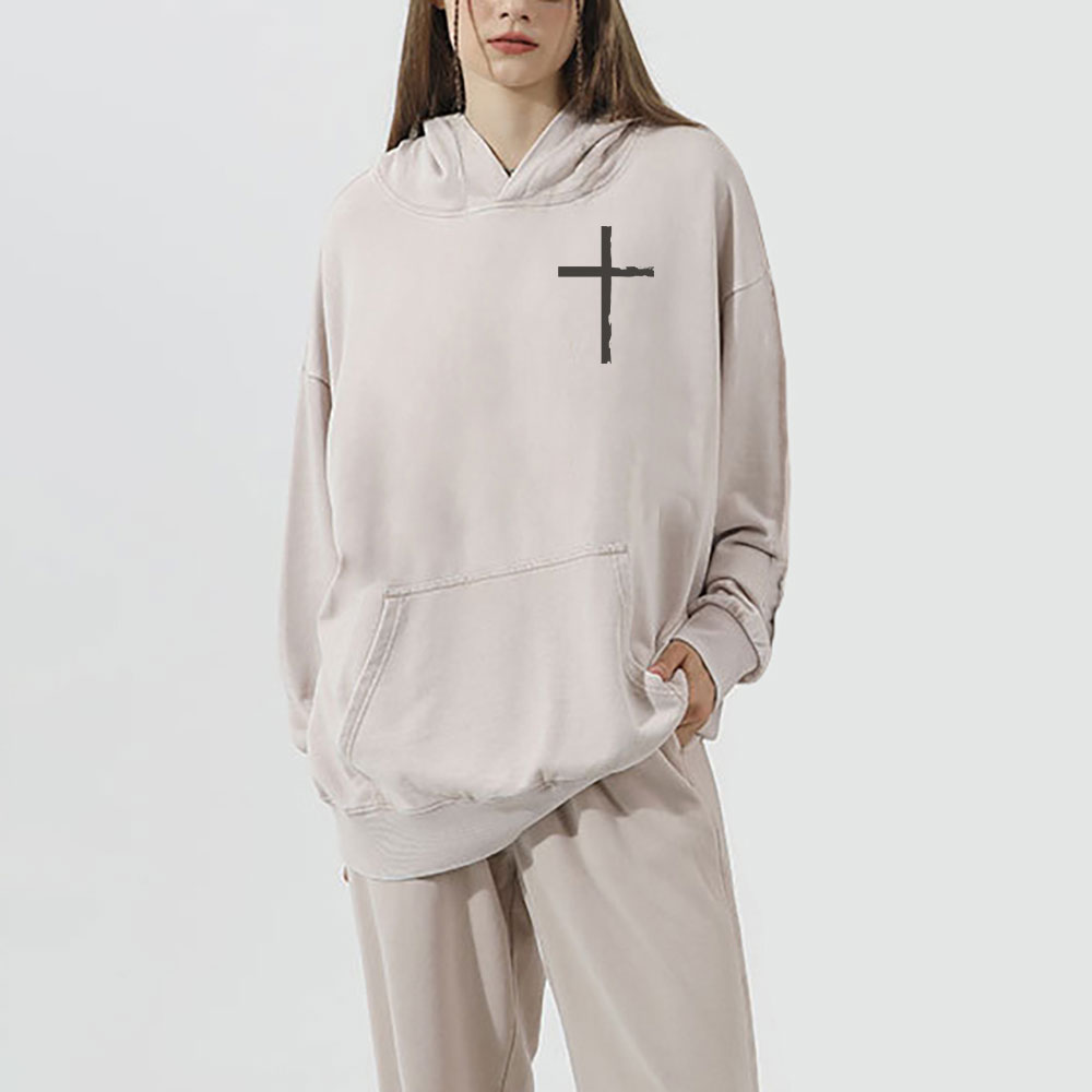 The Way The Truth The Life Christian Washed Hoodie