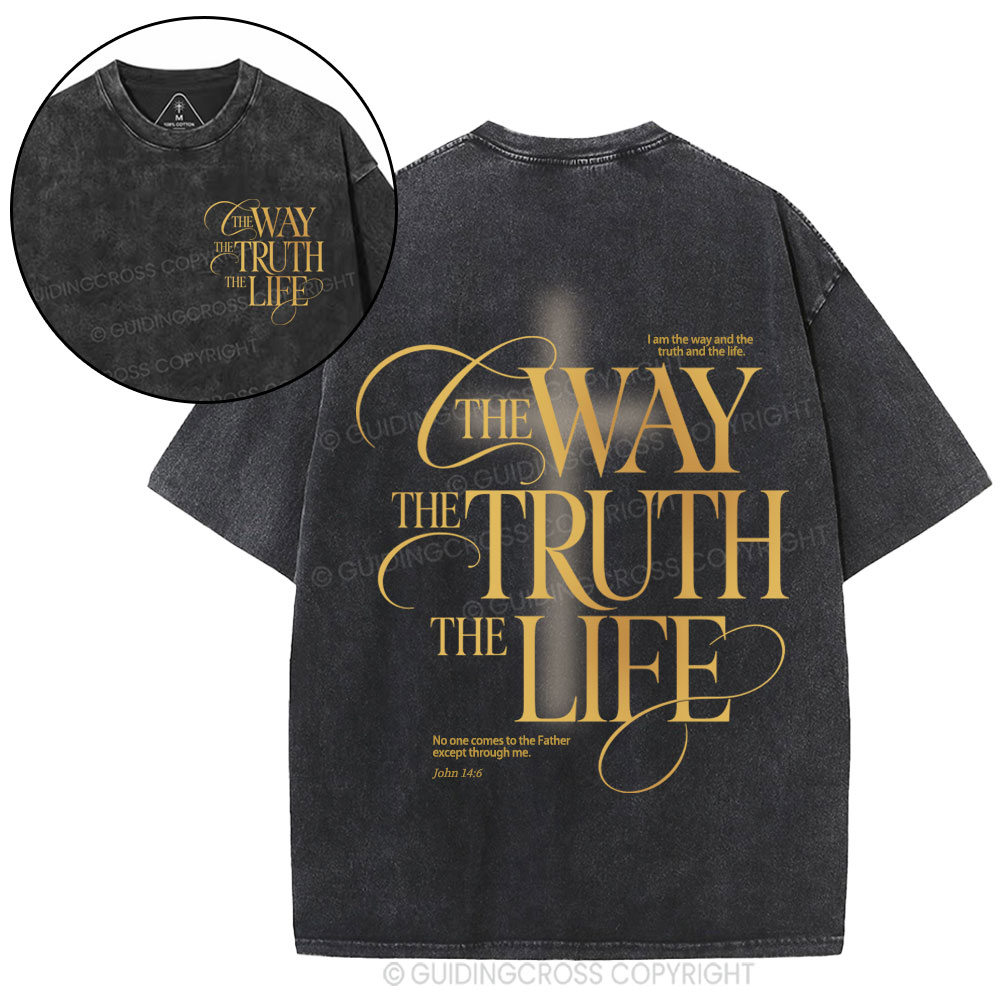 New-Sample Christian Washed T-Shirt Sale - GuidingCross