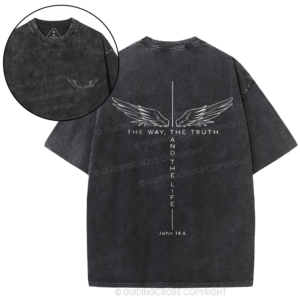 New-Sample Christian Washed T-Shirt Sale - GuidingCross