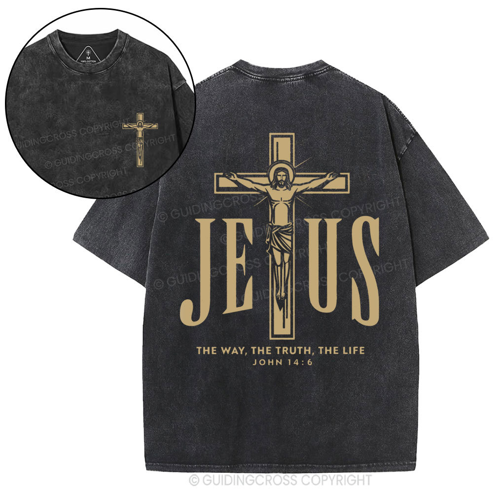 New-Sample Christian Washed T-Shirt Sale - GuidingCross