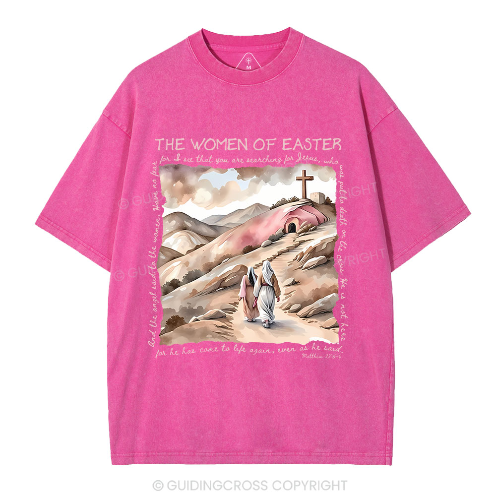 The Women Of Easter Christian Washed T-Shirt