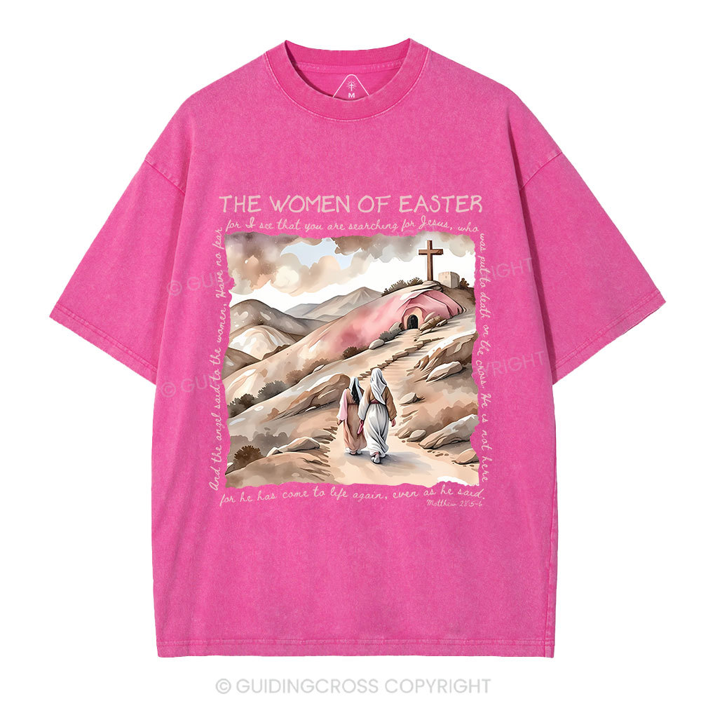 The Women Of Easter Christian Washed T-Shirt