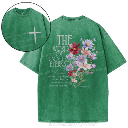 The Word Of God Is Eternal Christian Washed T-Shirt