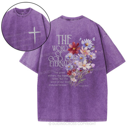 The Word Of God Is Eternal Christian Washed T-Shirt