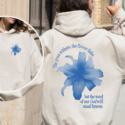 The Word Of Our God Will Stand Forever Christian Fleece Hoodie Set