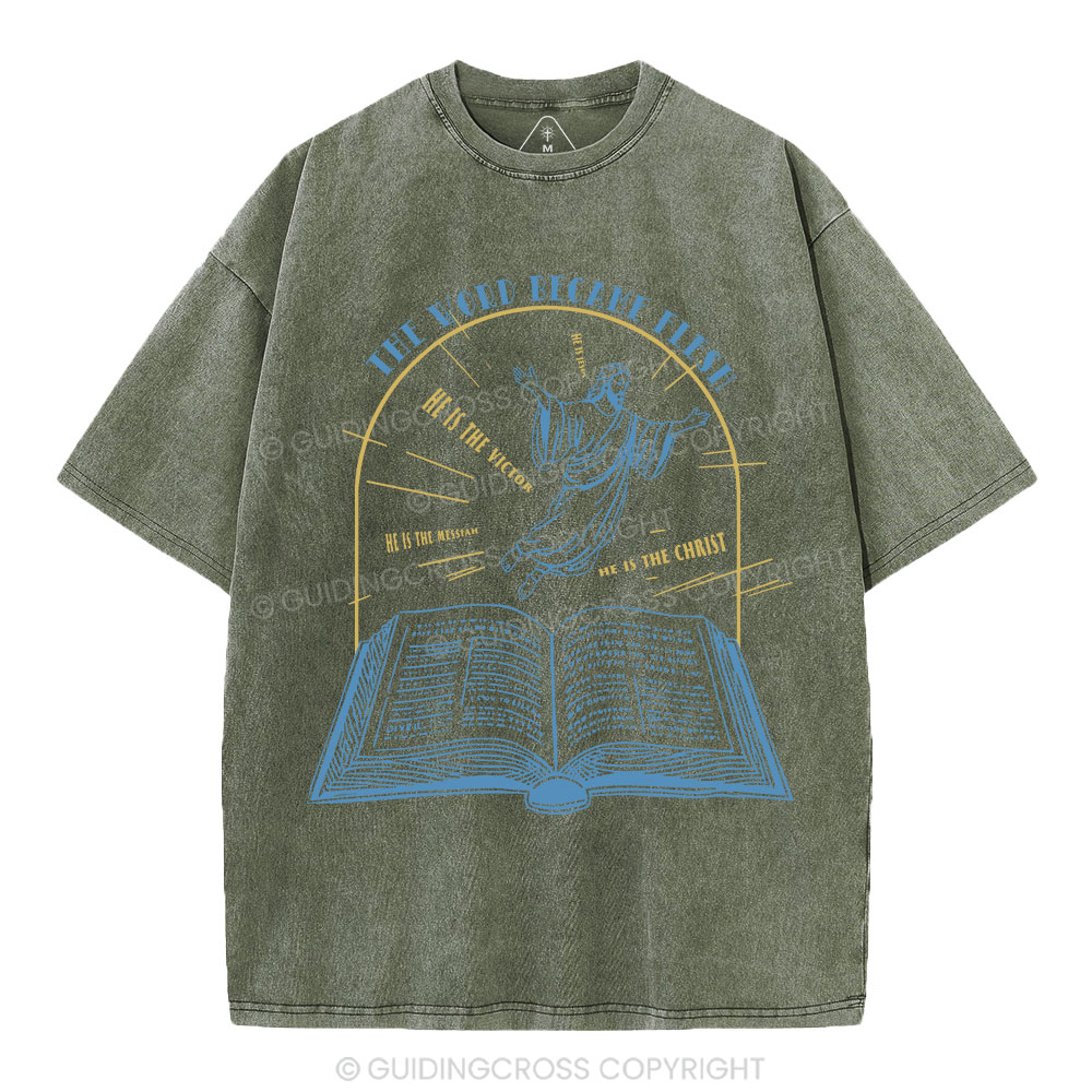 The World Became Flesh Christian Washed T-Shirt