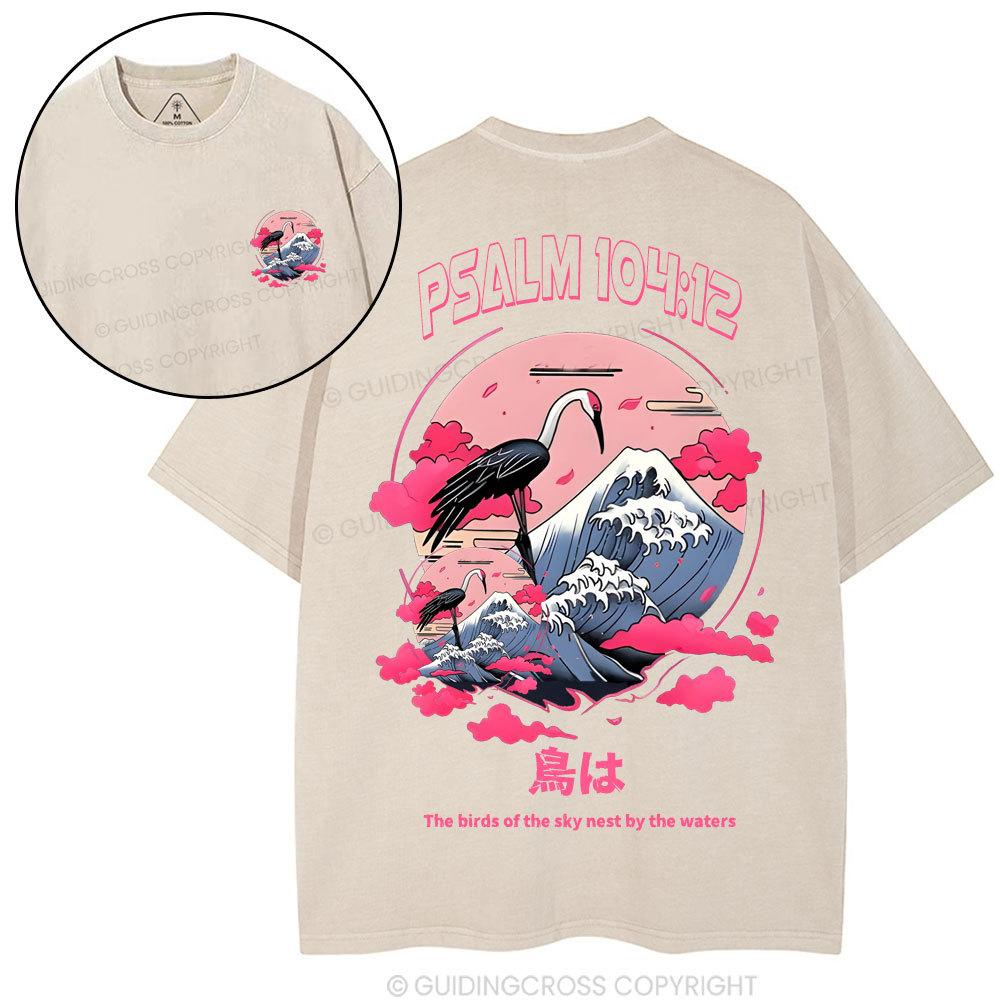 The birds of the sky  Christian Washed T-Shirt