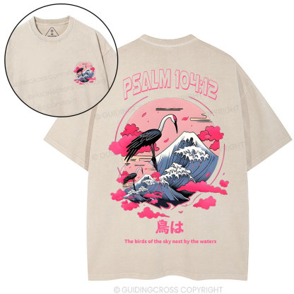 The birds of the sky  Christian Washed T-Shirt