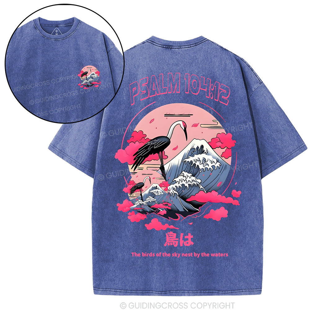 The birds of the sky  Christian Washed T-Shirt