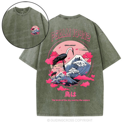 The birds of the sky  Christian Washed T-Shirt
