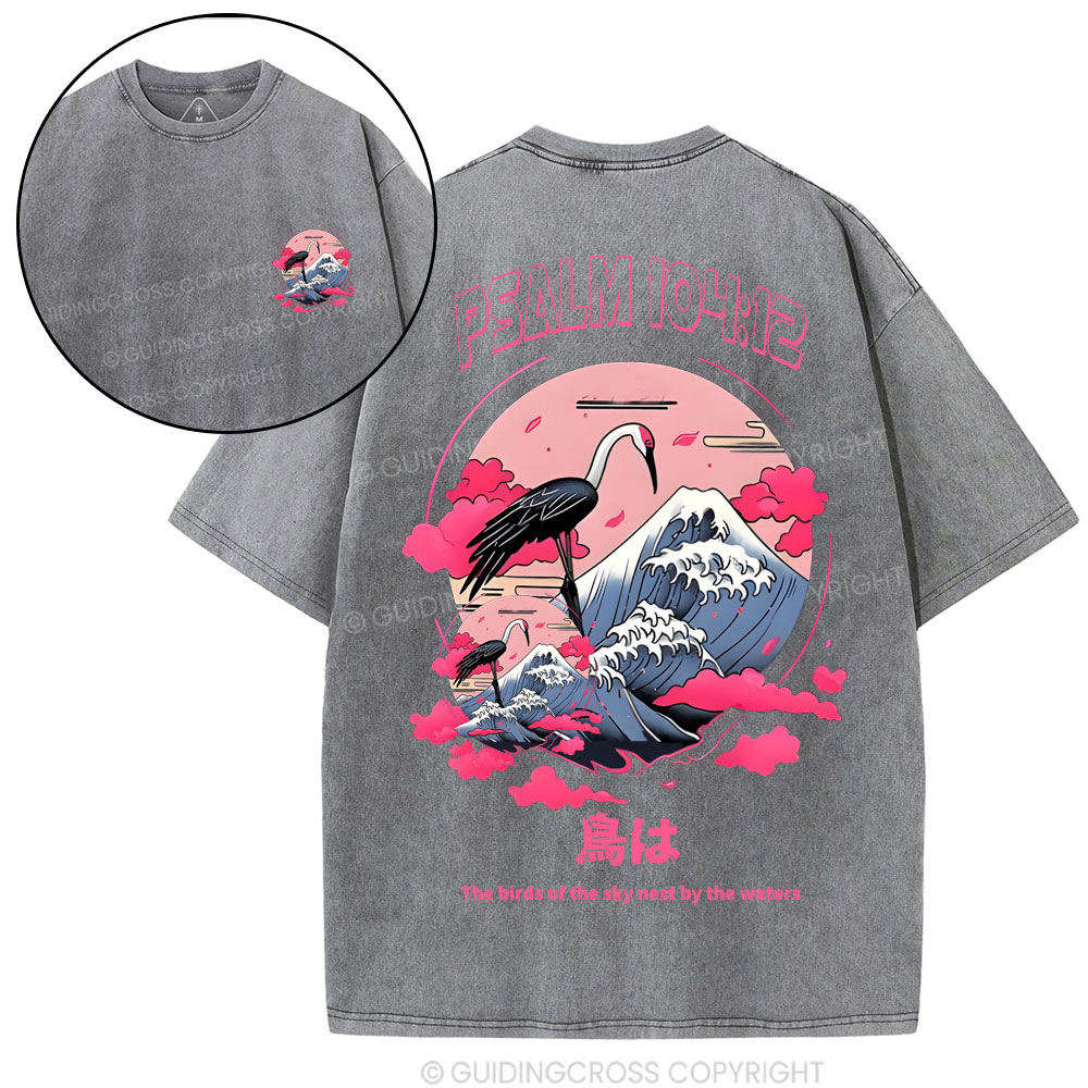 The birds of the sky  Christian Washed T-Shirt