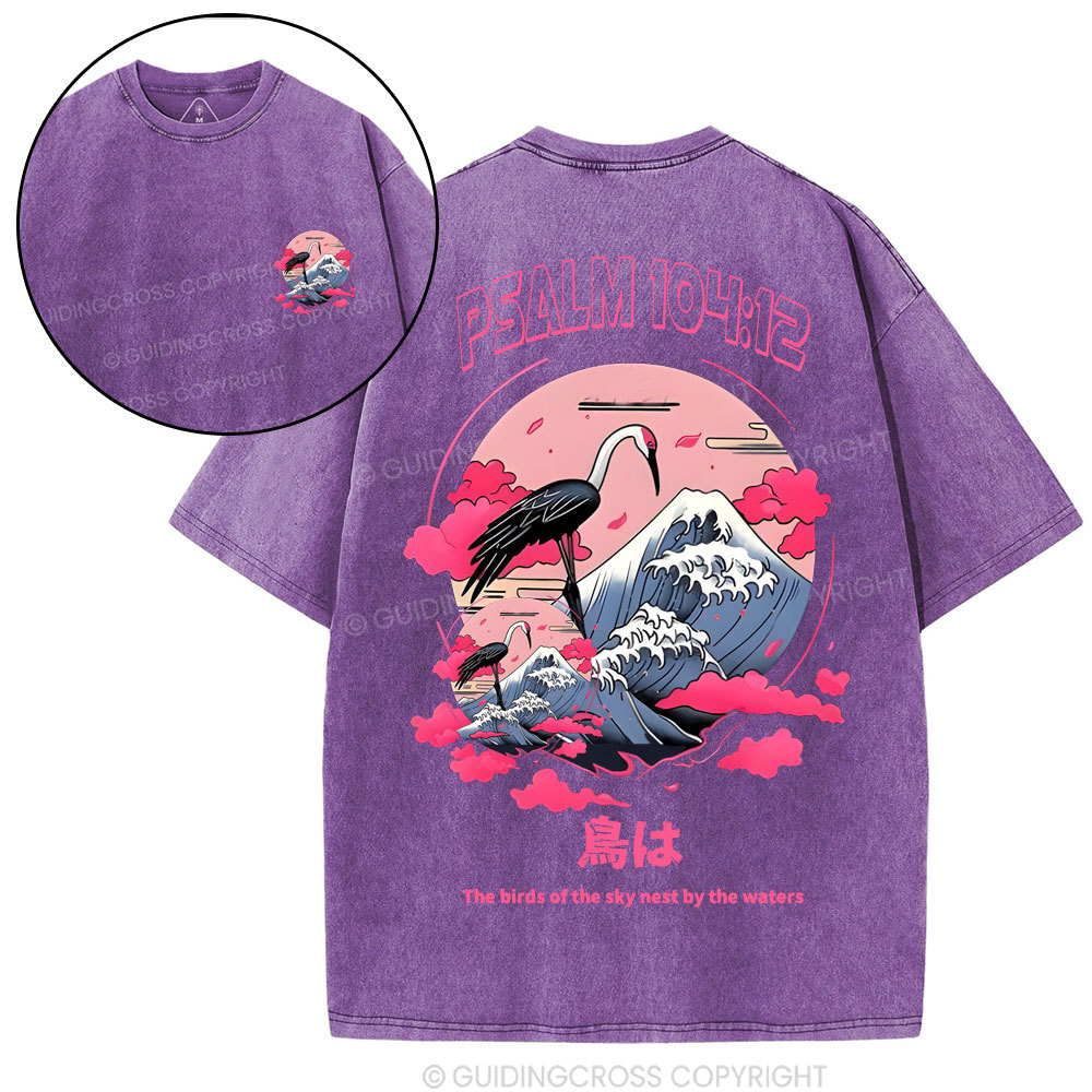 The birds of the sky  Christian Washed T-Shirt