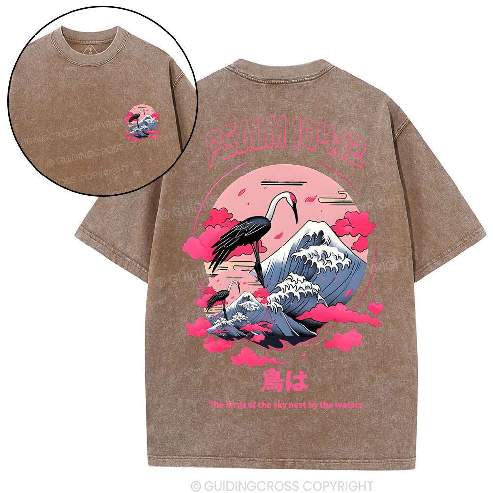 The birds of the sky  Christian Washed T-Shirt