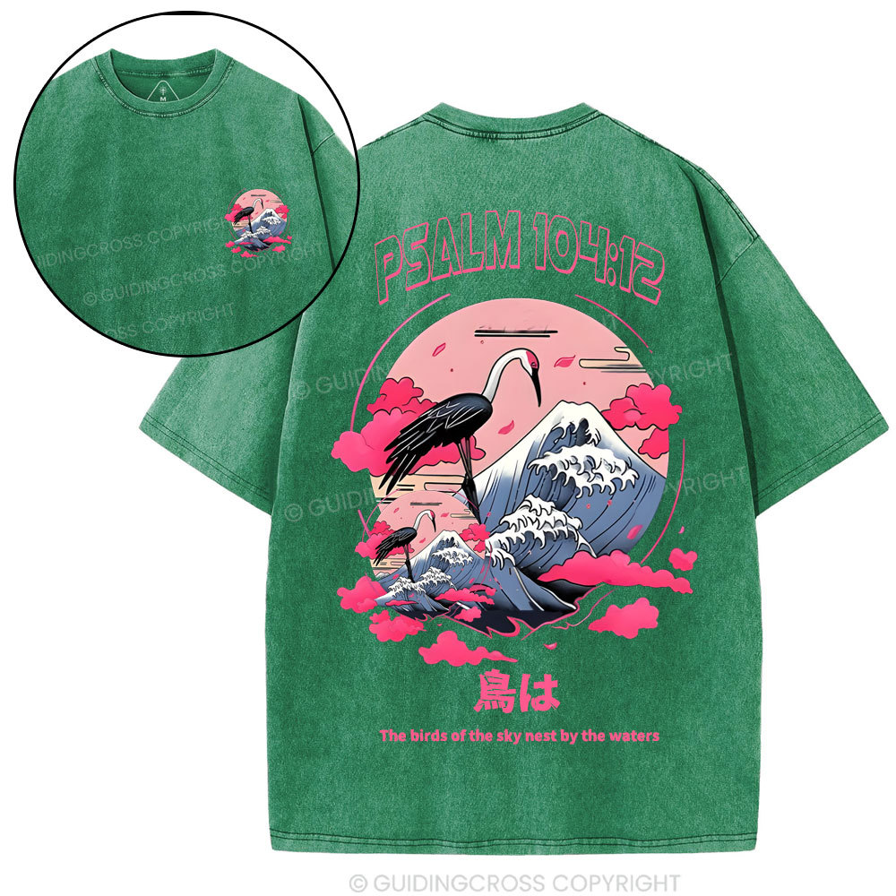 The birds of the sky  Christian Washed T-Shirt
