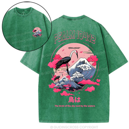 The birds of the sky  Christian Washed T-Shirt