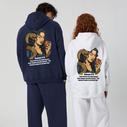 Their Throats Are Open Graves Christian Premium Fleece Hoodie Set