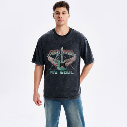 Then Sings My Soul Christian Washed T-Shirt