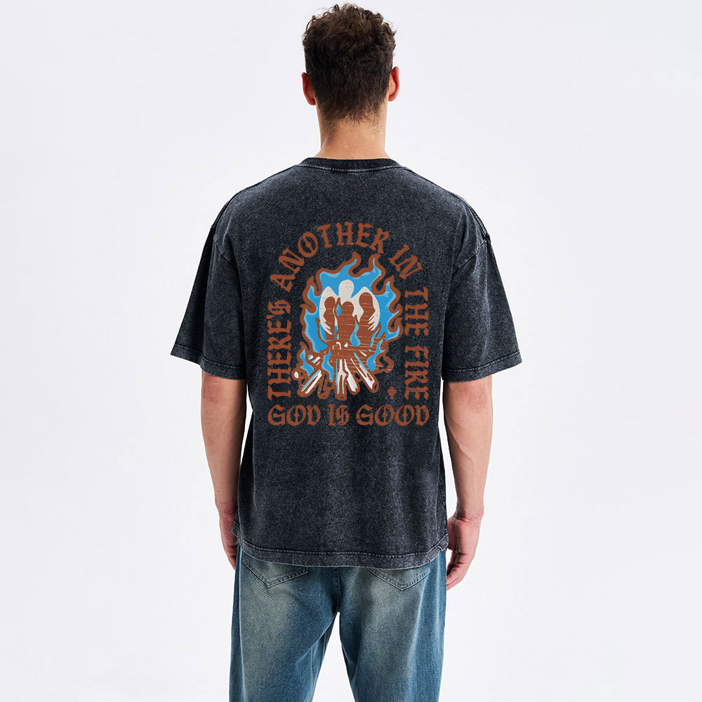 There Another In The Fire Christian Washed T-Shirt