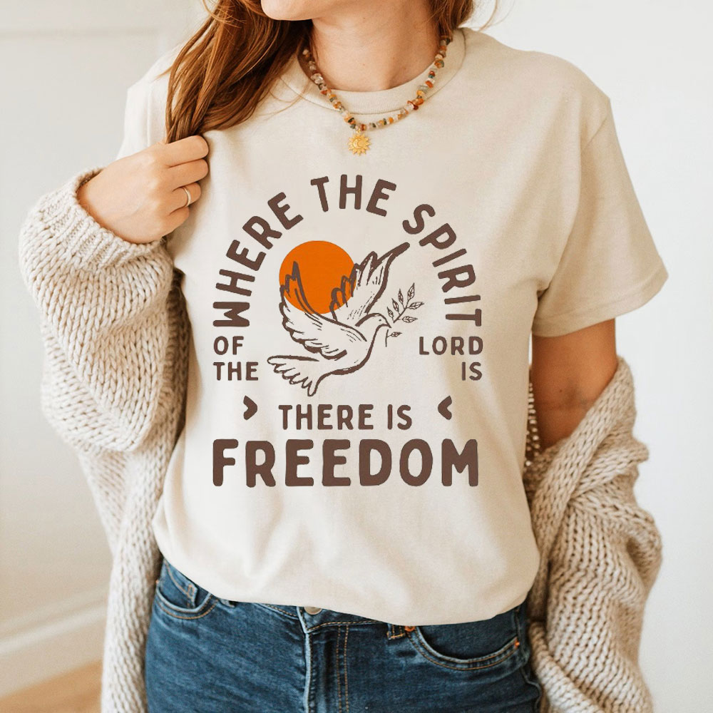 There Is Freedom Christian T-Shirt