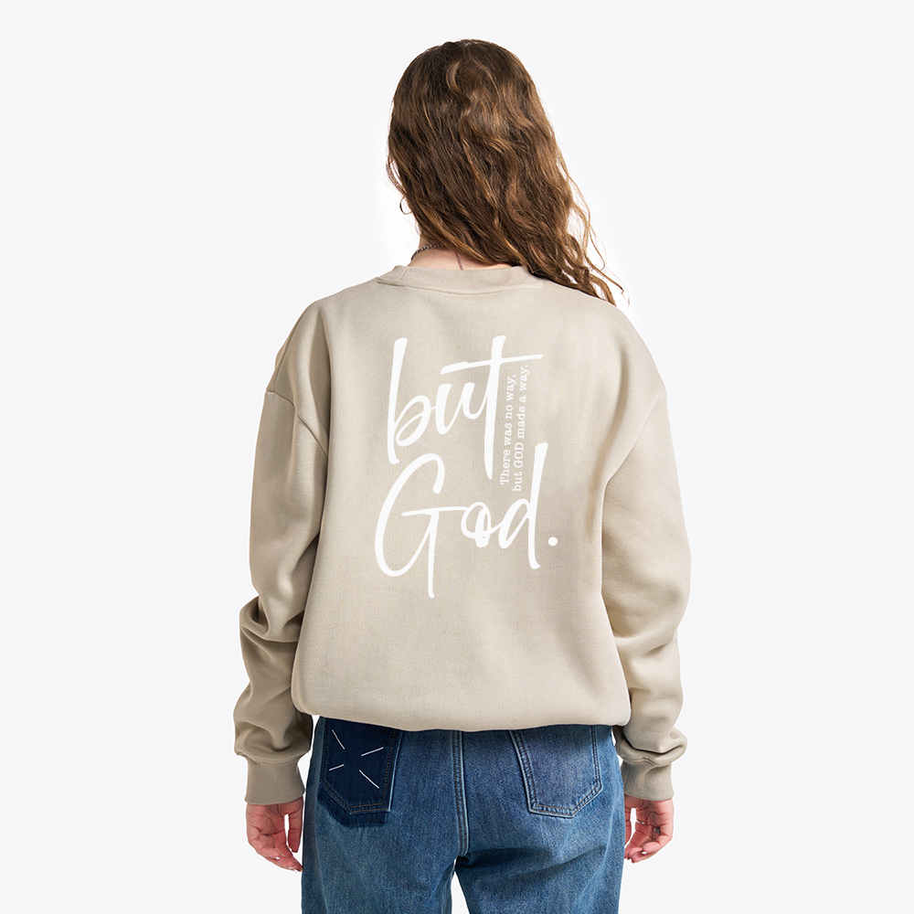 There Is No Way But God Made A Way Christian Fleece Sweatshirt