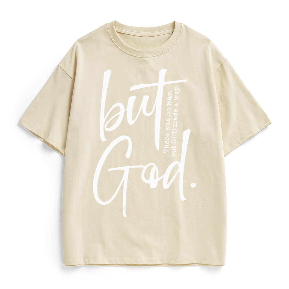 There Is No Way But God Made A Way Christian Heavy Cotton T-Shirt