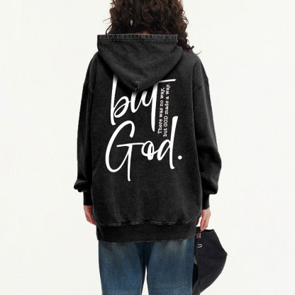There Is No Way But God Made A Way Christian Washed Hoodie