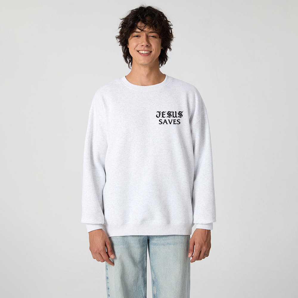 There Is Power In The Name Of Jesus Christian Fleece Sweatshirt 