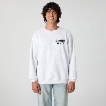 There Is Power In The Name Of Jesus Christian Fleece Sweatshirt 