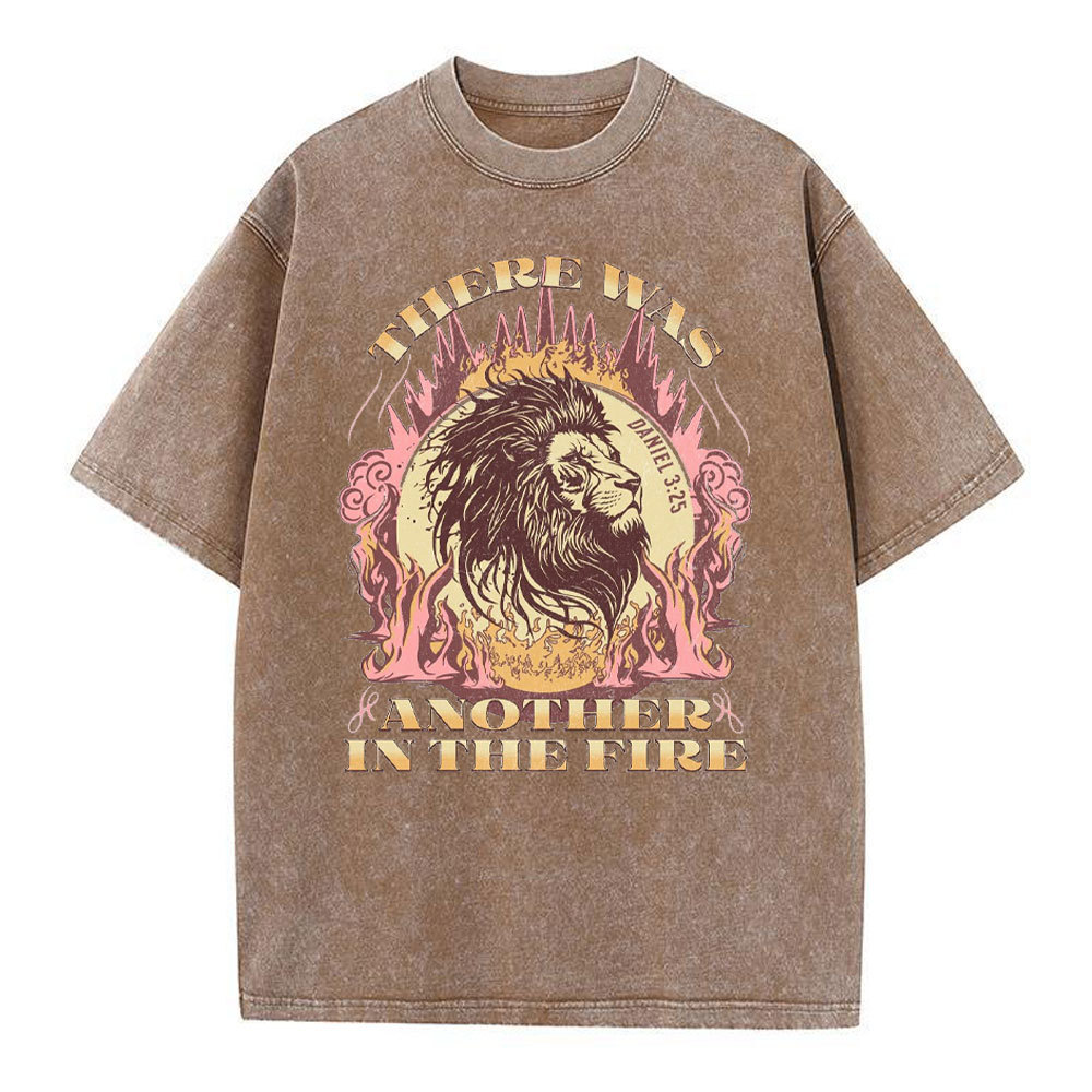 There Was Another In The Fire Christian Washed T-Shirt