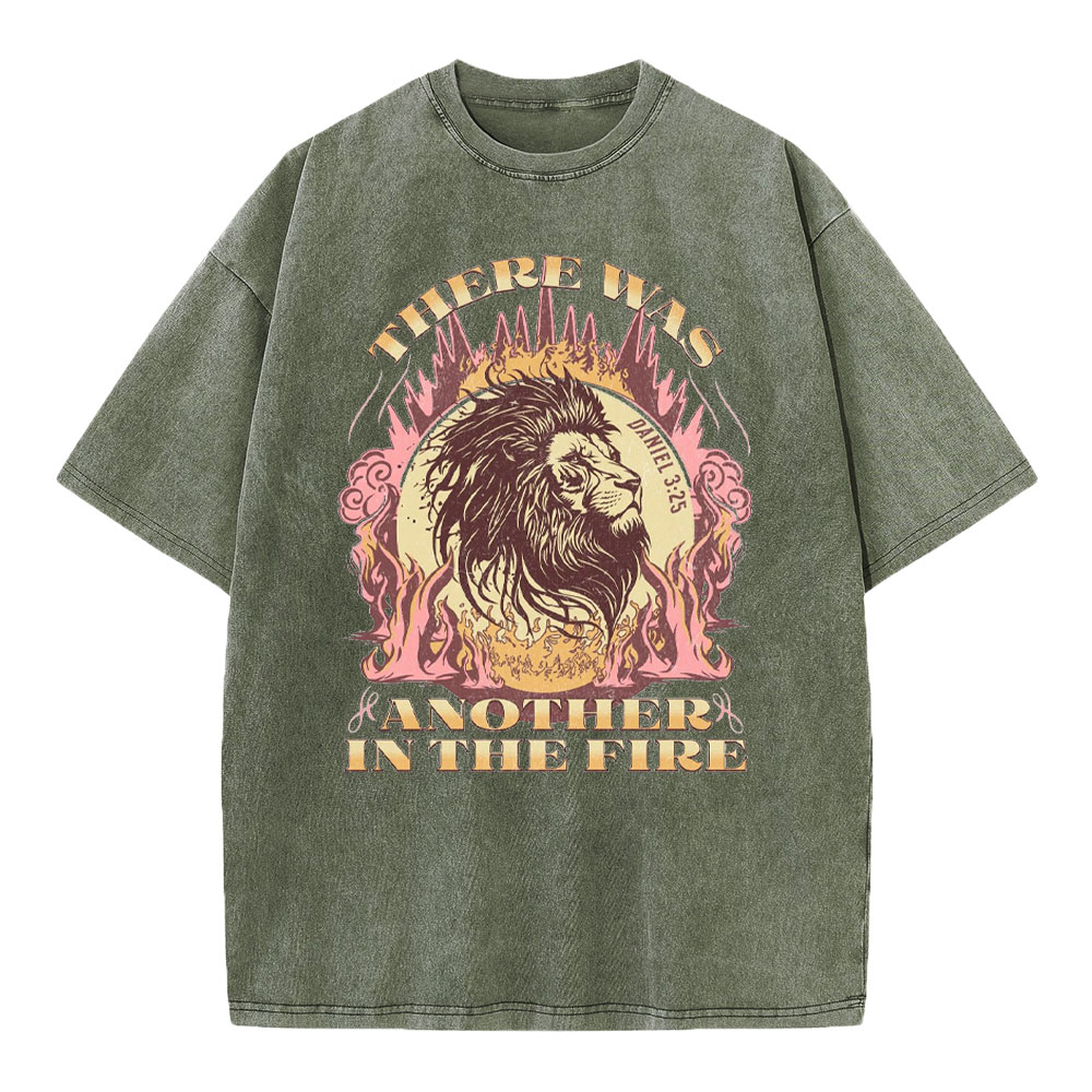 There Was Another In The Fire Christian Washed T-Shirt