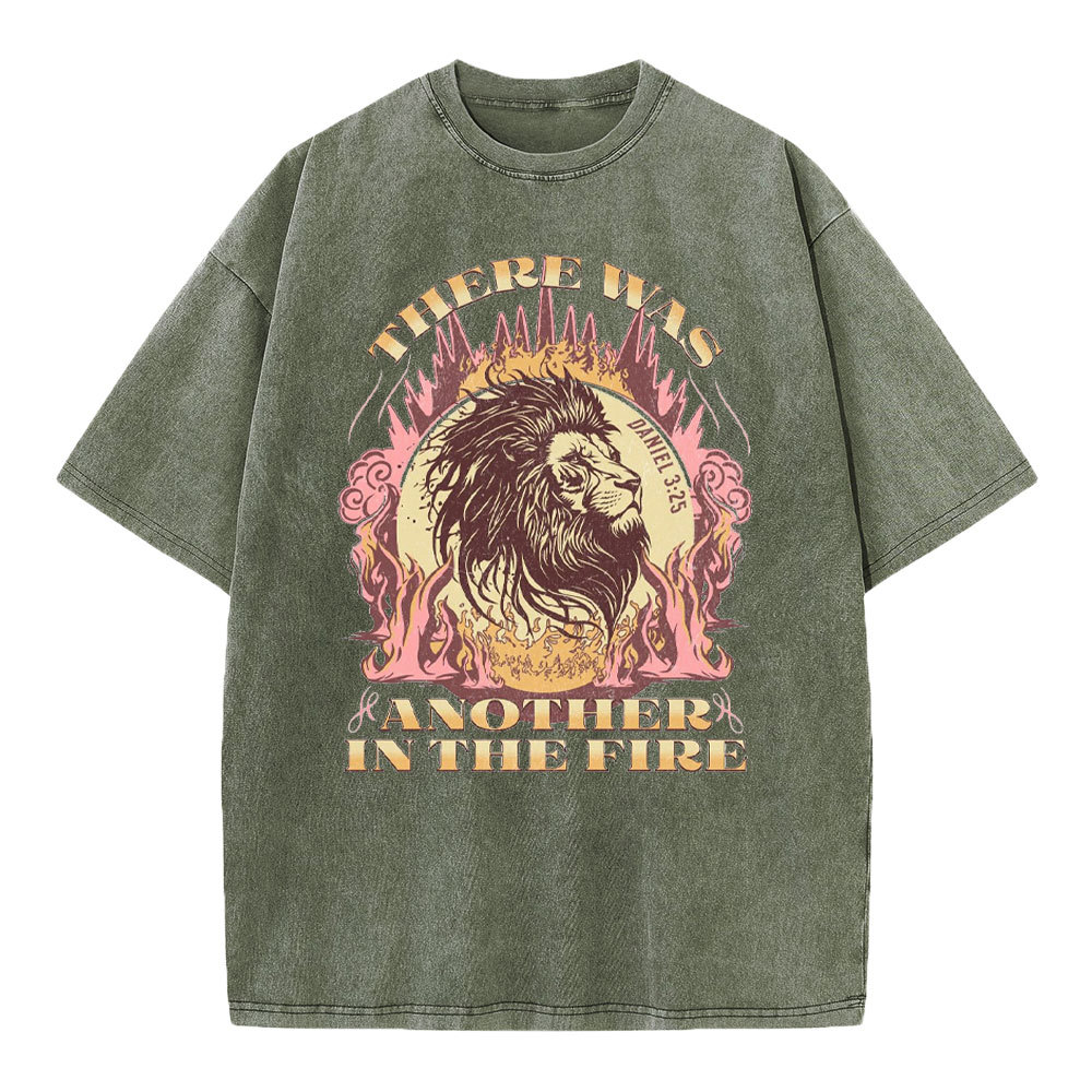 There Was Another In The Fire Christian Washed T-Shirt