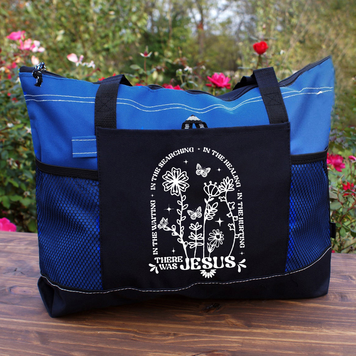 There Was Jesus Christian Tote Bag 