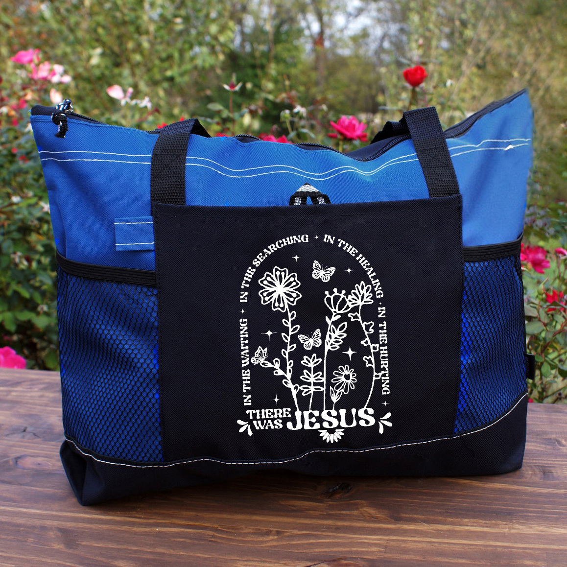 There Was Jesus Christian Tote Bag 