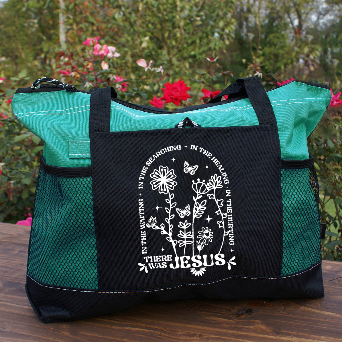 There Was Jesus Christian Tote Bag 