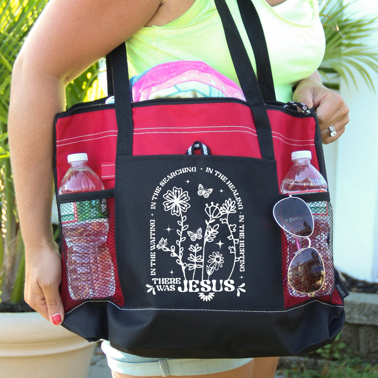 There Was Jesus Christian Tote Bag 