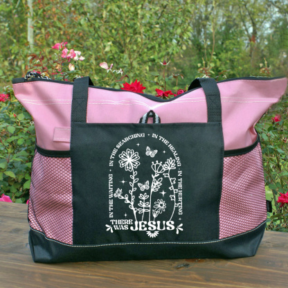 There Was Jesus Christian Tote Bag 