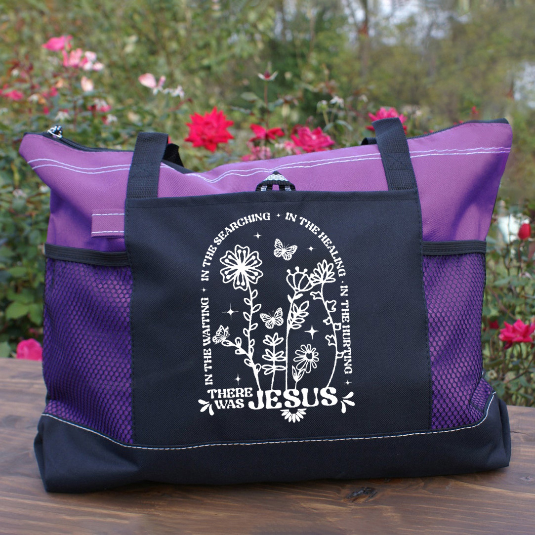 There Was Jesus Christian Tote Bag 