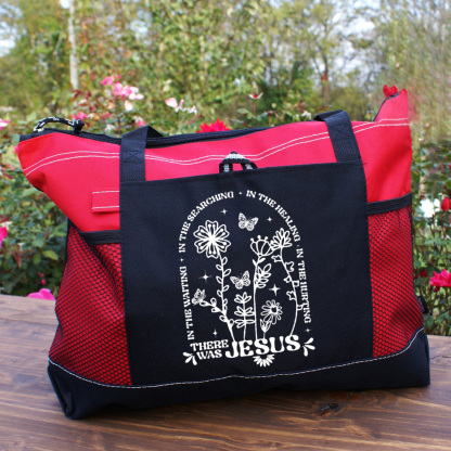 There Was Jesus Christian Tote Bag 