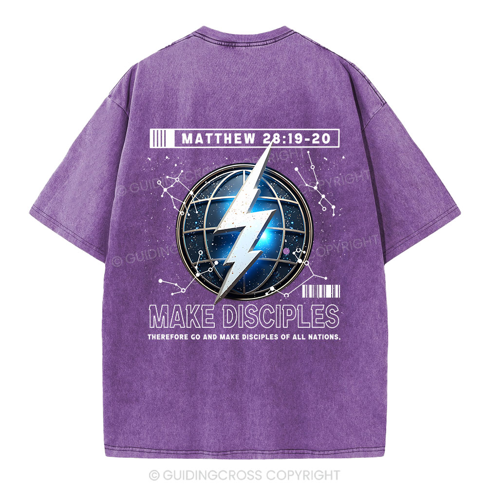 Therefore-Go-And-Make-Disciples-Of-All-Mations-Christian-Washed-T-Shirt